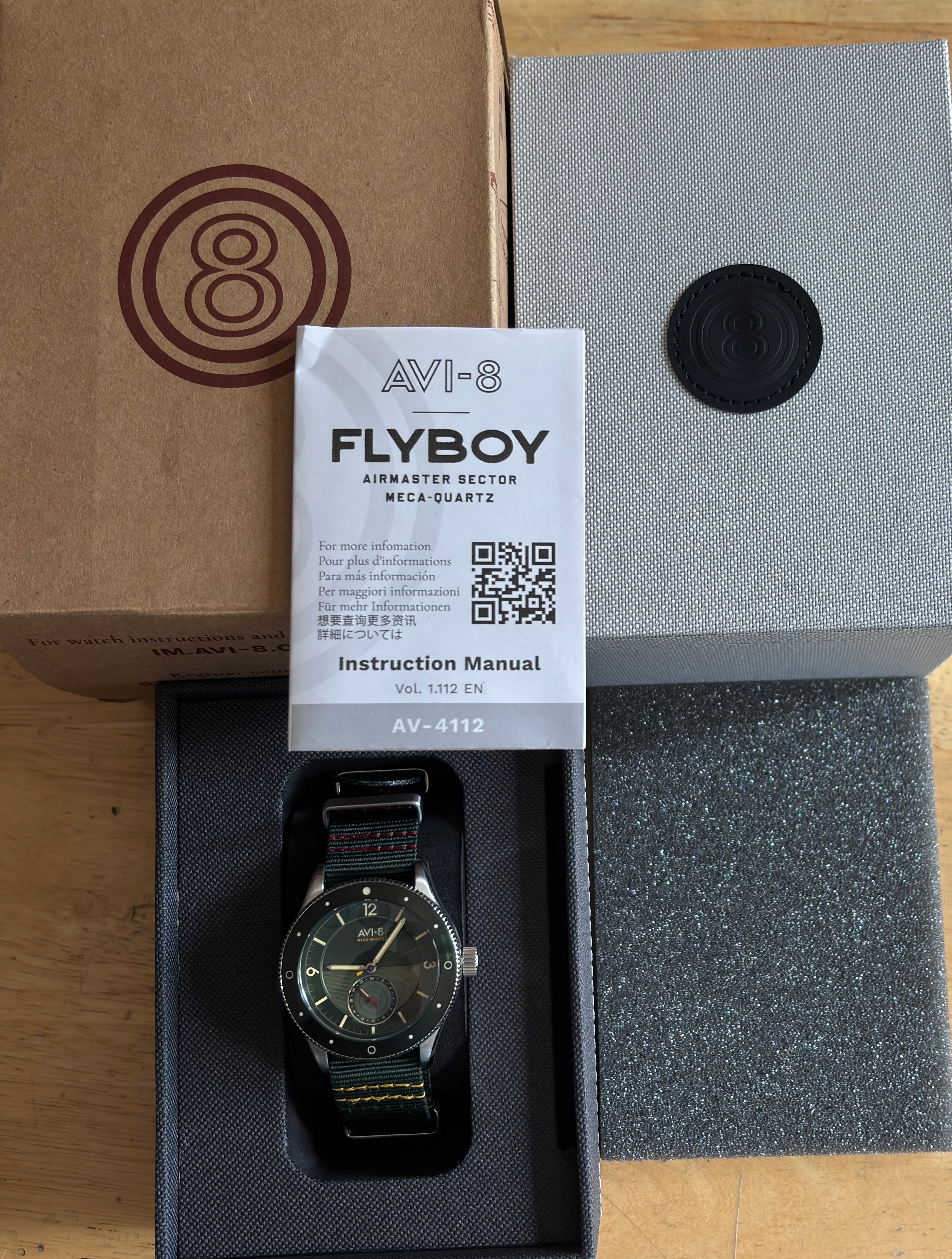 z(consignment) Airmaster Sector Meca-Quartz  Avi-8 (vert green)