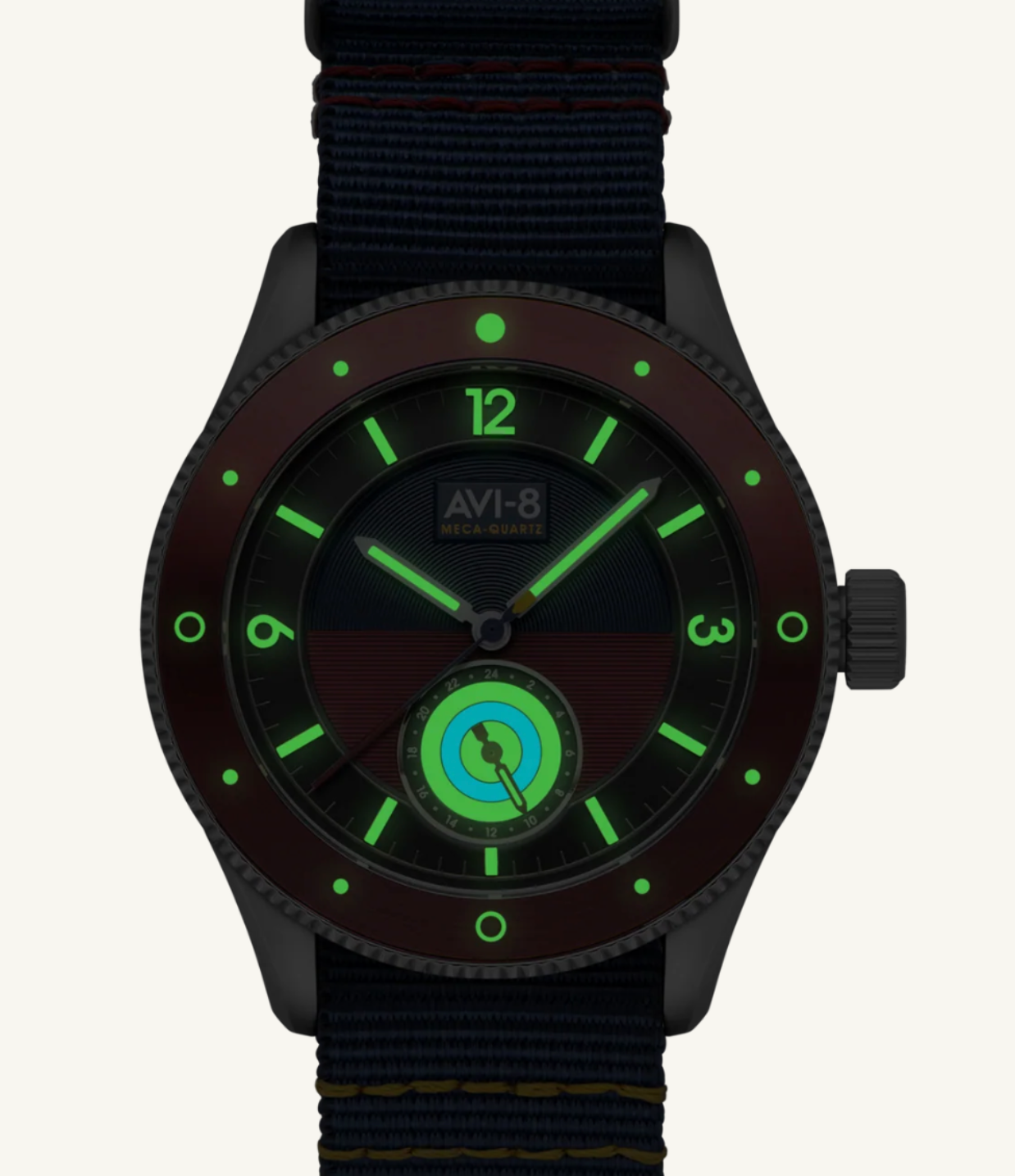 z(consignment) Airmaster Sector Meca-Quartz  Avi-8 (navy blue)