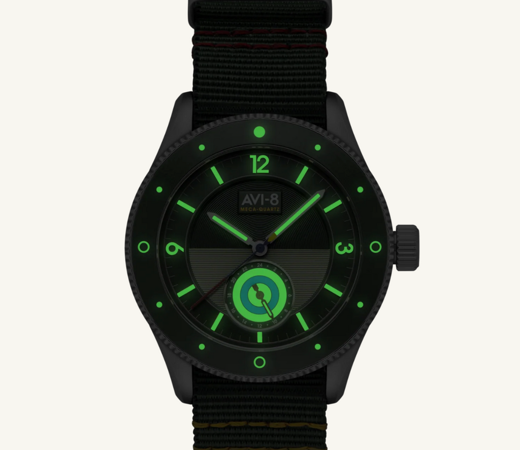 z(consignment) Airmaster Sector Meca-Quartz  Avi-8 (vert green)